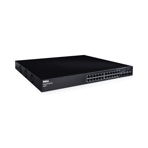 Dell PowerConnect 6224 24-port GbE + 4 Combo SFP Ports Switch | 3mth Wty
