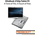 HP 2760p EliteBook Tablet Core i5 2540 8GB 256GB SSD 12" Touch Screen Win 7 Laptop