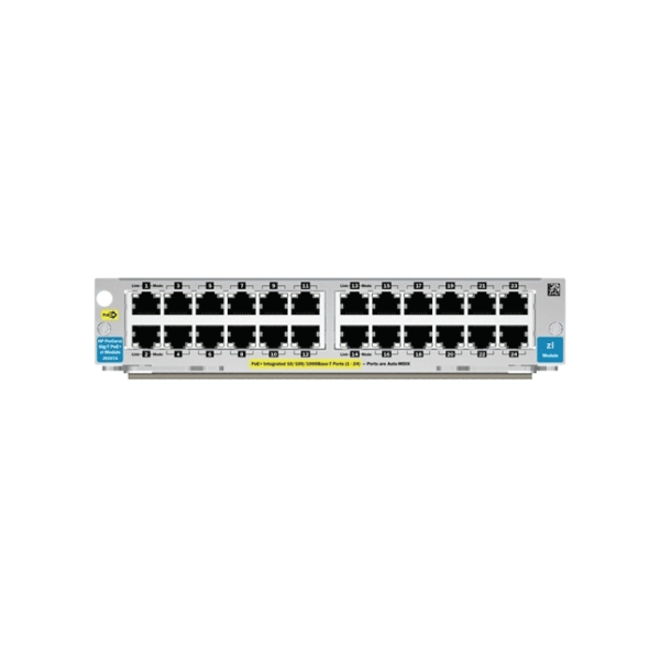HP J9307A HP 24-port 10/100/1000 PoE+ zl Module for E5400/E8200 series zl switches