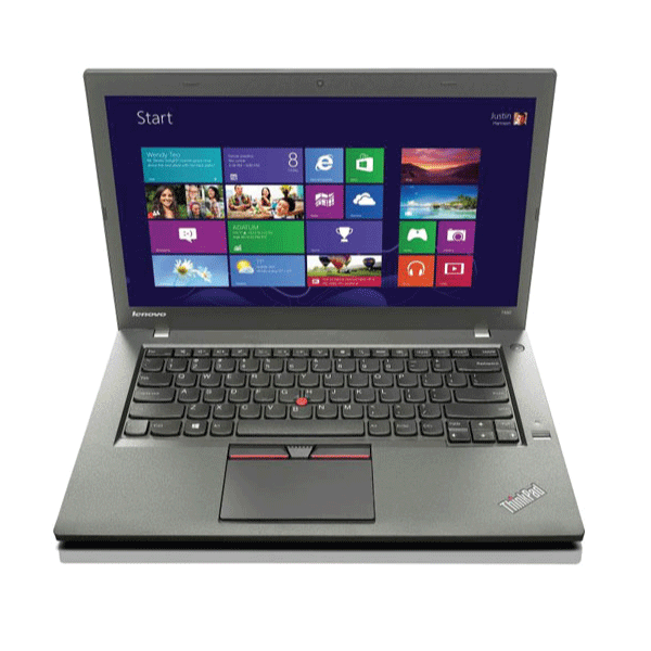Lenovo ThinkPad T450 i5 5300U 2.3GHz 12GB 180GB SSD W10P 14" Laptop | 3mth Wty