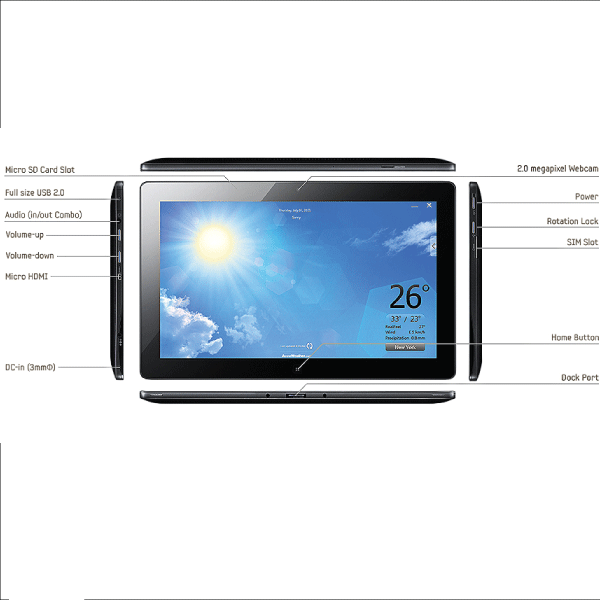 SAMSUNG Slate XE700T1A i5 2467M 1.6GHz 4GB 64GB 11.6" W7P B-Grade