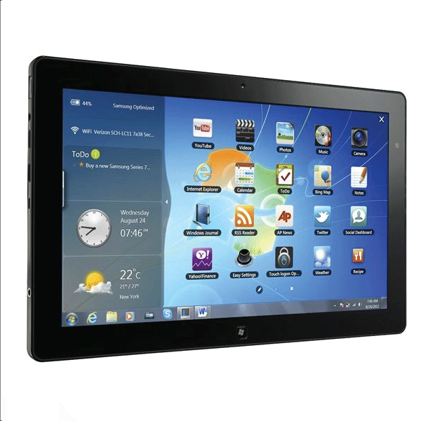 SAMSUNG Slate XE700T1A Tablet i5 2467M 1.6GHz 4GB 128GB SSD W7P 11.6"